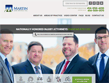 Tablet Screenshot of martin-law-office.com